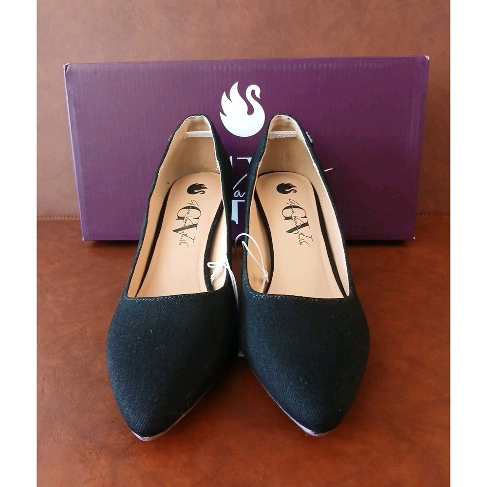 Gloria Vanderbilt Size 7 M MARILYN / Black Pumps Heels Women's Shoes NEW in Box - Picture 5 of 10